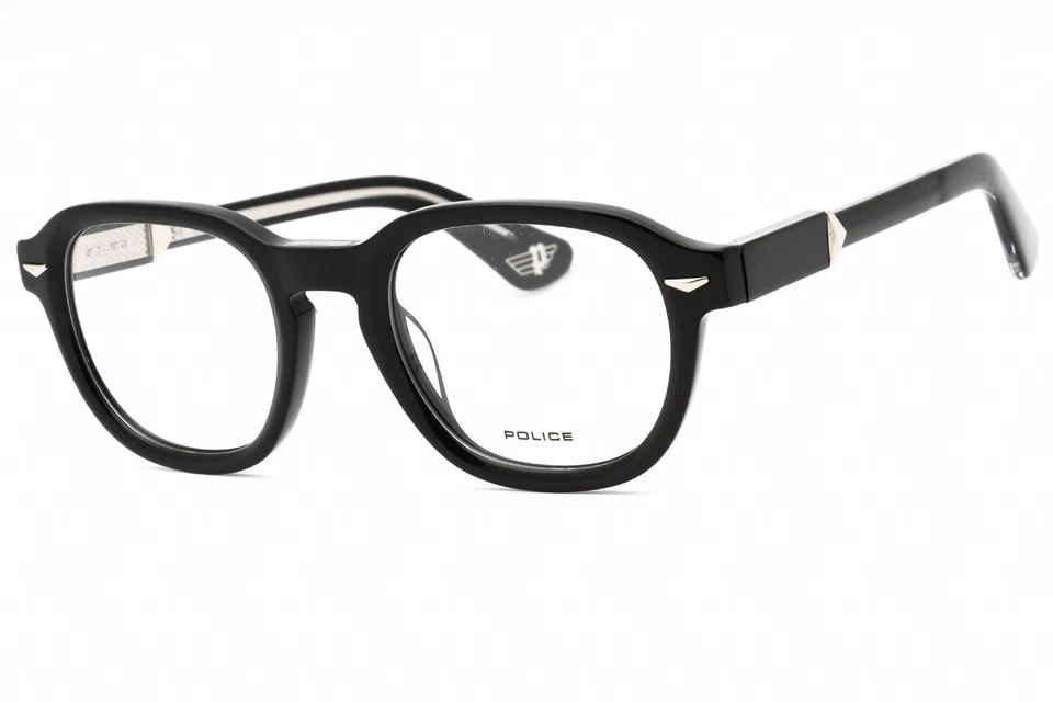 POLICE VPLG81 700Y Eyeglasses Shiny Black Frame 50mm - Image 1 of 4