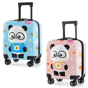 Panda 3D Kinder Trolley Kinderkoffer ABS Kindertrolley Jungen Mädchen 44x36x24 - Bild 1 von 30