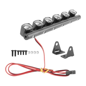 Kit de barra de luz de coche de radiocontrol 6 luces de techo de carrocería para camión de coche sobre orugas de 1/10 RC 4629 - Imagen 1 de 7
