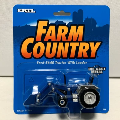 ERTL Farm Country 1/64 Ford 5640 Tractor with Loader #334  - Image 1 of 3