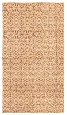 Alfombra tradicional vintage anudada a mano alfombra de lana oriental de 3'10" x 6'9" Foto 1 de 4