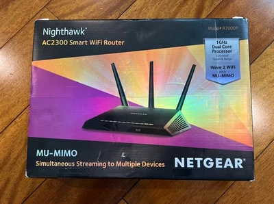 NETGEAR Nighthawk AC2300 Smart Wi-Fi Router R7000P - In Box - Tested - Image 1 of 4