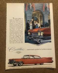 Pubblicità rivista auto Cadillac vintage anni 50 1A 0C25 - Foto 1 di 2
