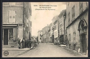 CPA Saint-Paulien, la Grande-Rue 1920 - Picture 1 of 2