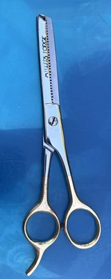 Tesouras de desbaste profissionais Millers Forge ouro gelo temperado Alemanha  - Imagem 1 de 4