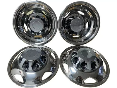 2011~2024 GMC 3500HD 17" Dually Wheel Simulators Stainless Steel Dual Rim Liners - Image 1 of 4