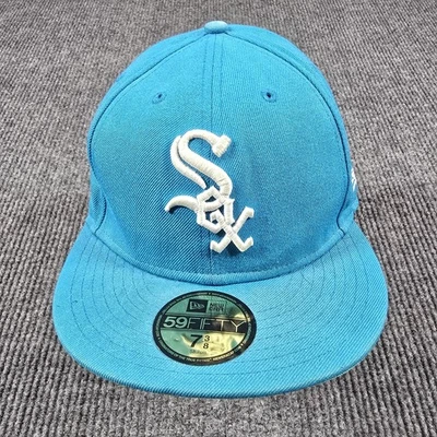 Gorra ajustada de los Chicago White Sox para hombre 7 3/8 azul MLB béisbol 59FIFTY New Era Foto 1 de 4
