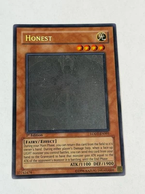 Yugioh Honest LODT-EN001 Fantasma Raro 1ª Edición LP Foto 1 de 4