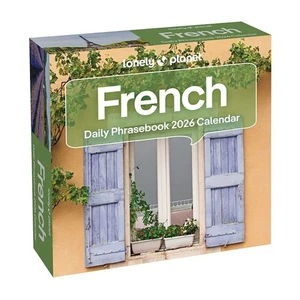 2026 Calendar Lonely Planet: French Daily Phrasebook Day-to-Day Boxed, Andrews M - Picture 1 of 5