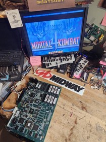 MORTAL KOMBAT 4 PCB JAMMA ARCADE MAIN BOARD REV 3.0 WORKING!!!! MIDWAY 