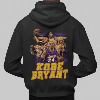 科比·布莱恩特连帽衫湖人队篮球传奇图案套衫运动衫 — 第 1/4 张图片