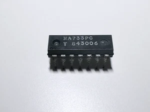 2PCS UA733PC TI Differential Video Amplifier 200MHz DIP-14 - Picture 1 of 3