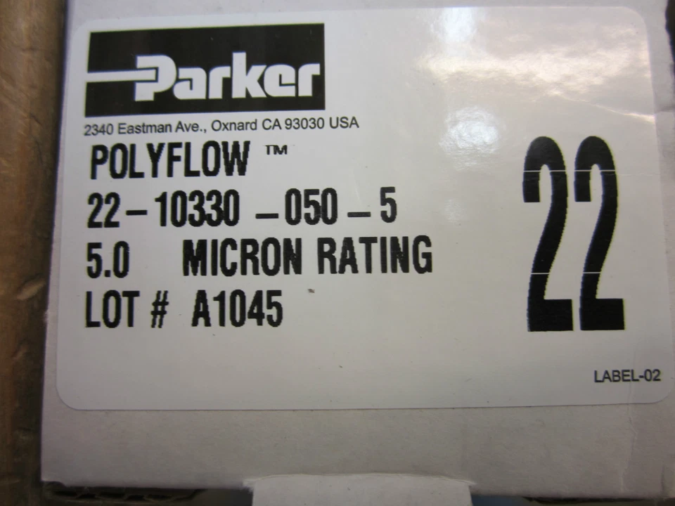 PARKER POLYFLOW FILTER 22-10330-050-5  - Image 1 of 1