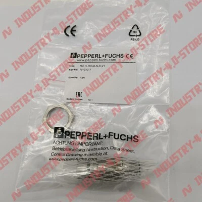 1PCS New PEPPERL+FUCHS NJ1.5-18GM-N-D-V1 proximity switch sensor - Image 1 of 3