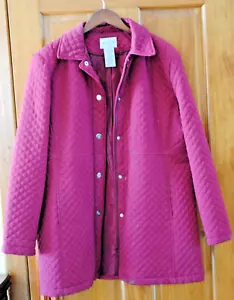 A++ White Stag XL Raspberry Women's 3/4 Quilted Jacket, washable - Picture 1 of 6