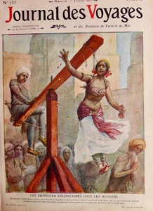 1911 EXECUTION INDE SUPPLICE PENDAISON 1 JOURNAL ANCIEN - Imagen 1 de 1