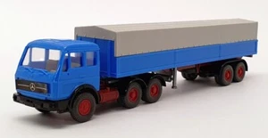Wiking 1/87 Scale 515 - Mercedes Benz Sattelzug Truck & Trailer - Blue/Grey - Bild 1 von 5