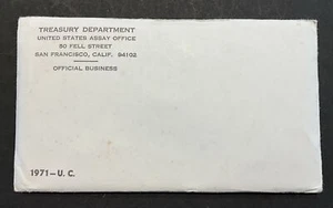1971 P & D Mint Set 11 Uncirculated Coins Set in Original Packaging - Picture 1 of 2