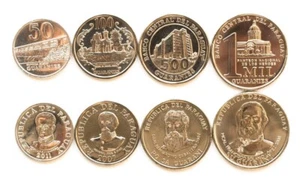 Juego de 4 monedas Paraguay 2007-2011 UNC (#983) - Imagen 1 de 1