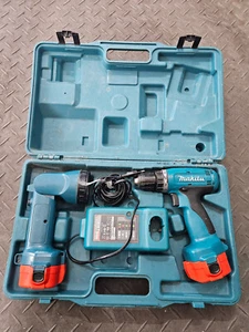 Makita Set, Akkuschrauber 6270D + 2 Akkus und Lampe ML120 im Koffer - Bild 1 von 6