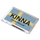 Fridge Magnet - Kinna - Vastra Gotaland - Sweden Flag