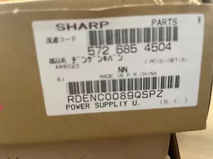 Sharp Power Supply 572 685 4504 - RDEMC0089QSPZ - Picture 1 of 12