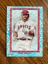 2022 Topps Rip MIKE TROUT Unripped Riptide 19/40 Angels Auto? Mini?