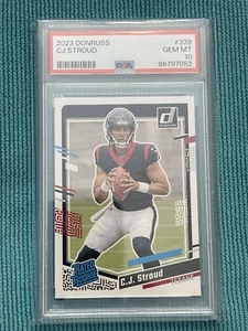 2023 CJ Stroud Donruss Rated Rookie (#339) PSA 10 RC - Picture 1 of 2