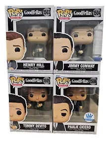 Goodfellas Funko Pop! Set James Conway Henry Hill Tommy Devito Paulie Cicero FWE - Picture 1 of 6