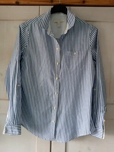 SPRINGFIELD - schöne Damen Hemd-Bluse Gr. 38, feine leichte BW, blau gestreift - Bild 1 von 7