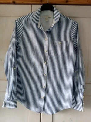 SPRINGFIELD - schöne Damen Hemd-Bluse Gr. 38, feine leichte BW, blau gestreift - Bild 1 von 4