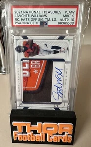 Javonte Williams POP 1! PSA Mint 9 Autogramm 10! Rookie National Treasure 4/5 - Bild 1 von 2