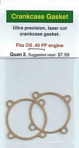 OS .35 & .40 FP Crankcase Gasket 2 Pack NIP - Picture 1 of 1