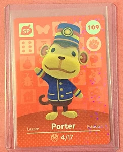 Porter - 109 - Animal Crossing Amiibo Card - Picture 1 of 1