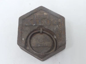 altes altes französiches Gewicht 500 Gramm 5 Hectog Eisen Waage aus Frankreich - Picture 1 of 8