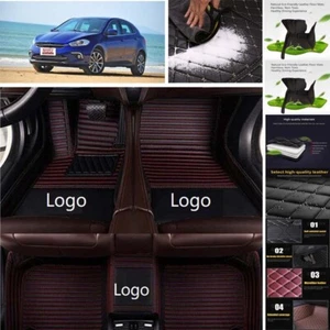 For Fiat 500L 2014-2020 Car Floor Mats Luxury Waterproof Carpets Liners Interior - Imagen 1 de 16
