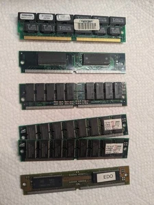 RAM 72 pin SIMMS FPM and EDO - Picture 1 of 10