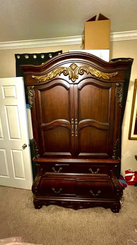 Millennium Victorian Cherry Wood Armoire Cover