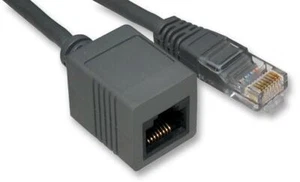 PRO SIGNAL - Cavo di prolunga UTP RJ45 maschio a femmina Cat5e, 0,5 m grigio - Foto 1 di 1