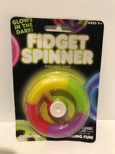 FIDGET SPINNER Toy - Multicolor Glows in the Dark - Picture 1 of 1
