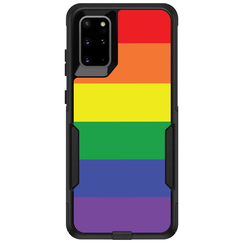 OtterBox Commuter para Galaxy S (Elige Modelo) Rayas Arco Iris Orgullo Gay Foto 1 de 1