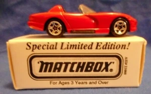 1997 Matchbox Special Limited Edition Model Cars Red Dodge Viper  - Picture 1 of 5
