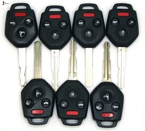 7x Llaves de cabeza remota OEM Subaru Legacy Outback WRX 4G estampillas CWTBU766 - Imagen 1 de 2