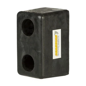 Guardian 3-1/2" Deep Molded Rubber Trailer Bumper - Picture 1 of 5