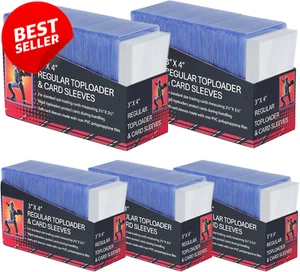 1000 Toploader & Sleeves 3x4 Kartenschutzfolien für Sport Sammelkarten - Bild 1 von 7