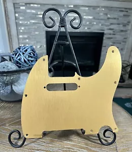 Gold Anodized Aluminum Pick Guard for Fender Telecaster 10 Holes Metal New - Picture 1 of 4