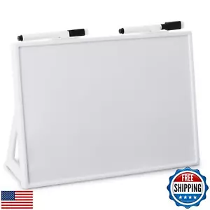 Dry Erase Board Desktop Whiteboard with Stand 11.8 x 8.3 Inches, Small Dry Er - Picture 1 of 5
