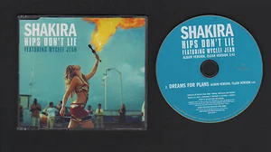 CD SINGLE PROMO SHAKIRA HIPS DON'T LIE (FEAT WYCLEFF JEAN) / DREAMS FOR PLANS - Imagen 1 de 1