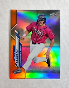 Trevor Larnach 2020 Topps Pro Debut Chrome ORANGE RERRACTOR SP RC 14/25! #PDC-190 - Bild 1 von 2