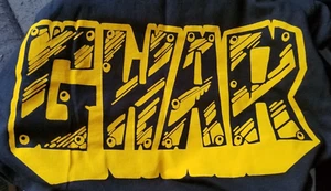 GWAR Band Yellow Logo HERREN LARGE SCHWARZ T-Shirt NEU nie getragen doppelt genäht - Bild 1 von 16